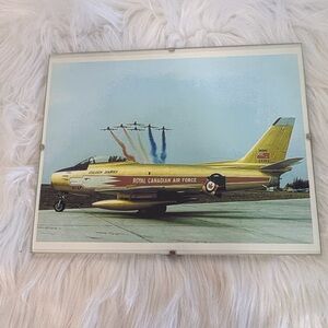 Vintage Royal Canadian Air Force Jet Print